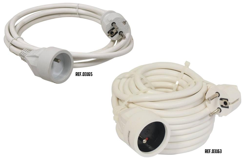 Rallonge électrique HO5VV-F - 3G1,5mm² - SODELEC | 5m ou 10m